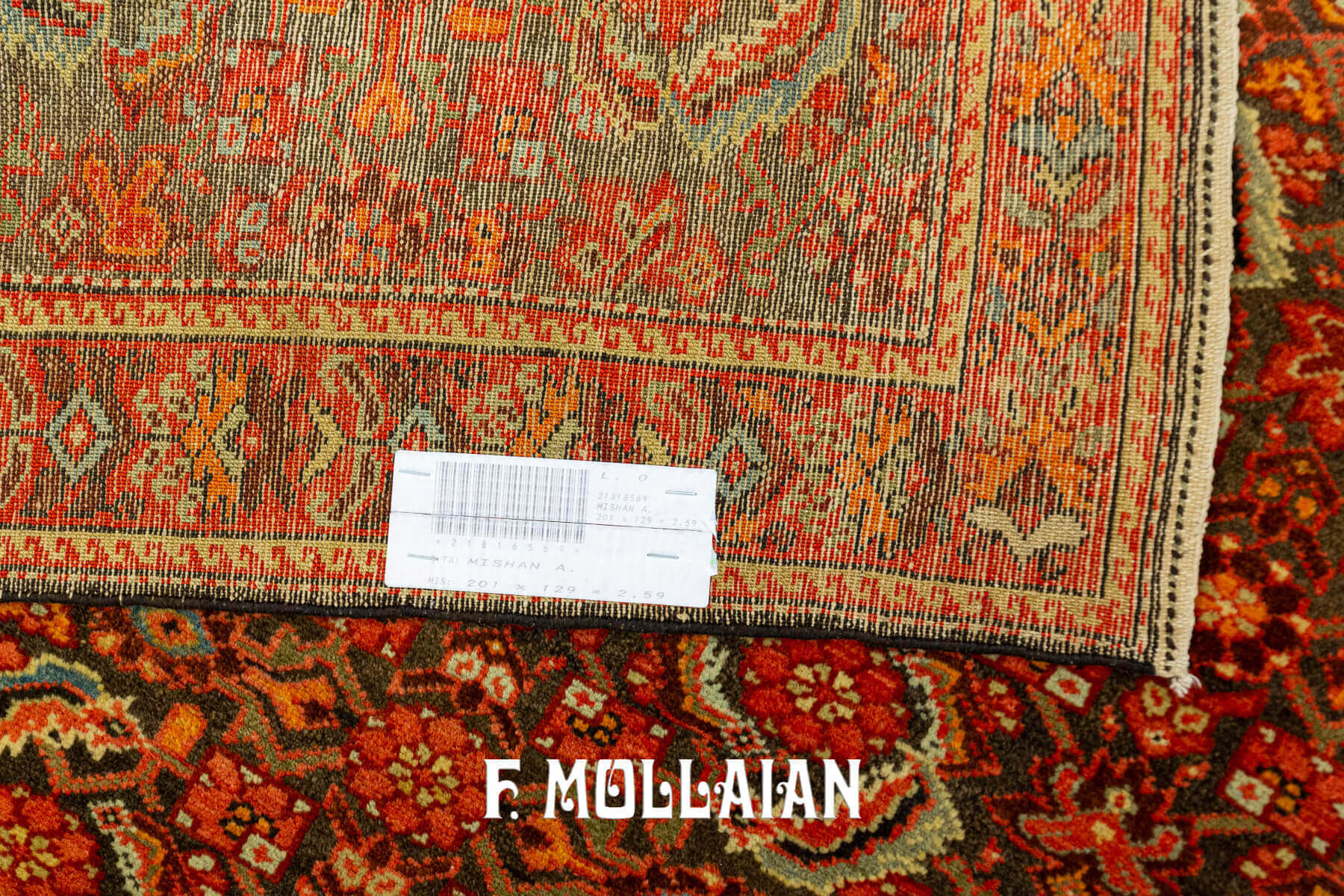 Antique Persian Mishan All-Over «Moharammat» Design Rug n°:21816569